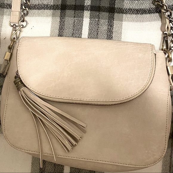 Madison West Handbags - Madison West cream crossbody bag